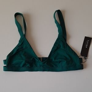Tavik Deep Green Strappy Bralette